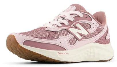 New Balance Women's Fresh Foam Arishi v4 TIRALUX Running Shoe, Pink Salt/Rosewood, 9.5