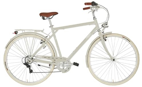 Alpina Bike Bicicletta da città Bonneville,crema,28,Uomo
