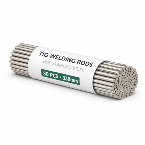Électrodes de remplissage pour soudure TIG en acier inoxydable 316L BMF DIRECT 1,0 mm 1,2 mm 1,6 mm 2,0 mm 2,4 mm 3,2 mm (50, 2,4 mm)