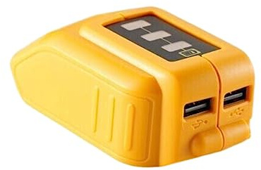 JANRI Replacement USB Power Source DCB090 Cordless Charger Converter compatible with DEWALT 14.4V 18V/20V Max Li-ion XR Slide Battery DCB184 DCB204 DCB205 DCB203 DCB200 DCB201 DCB120 DCB180