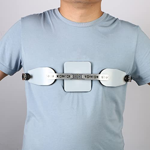 Shuyan Jiao Ortesis médica para pectus carinatum con correas ajustables, soporte de ortesis de pecho de paloma prémium (adultos)