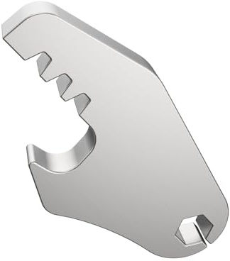 Porte-clés avec décapsuleur de bière, pendentif quotidien pour homme, père, extérieur, camping, voyage, porte-clés, cadeau, outil d'extérieur