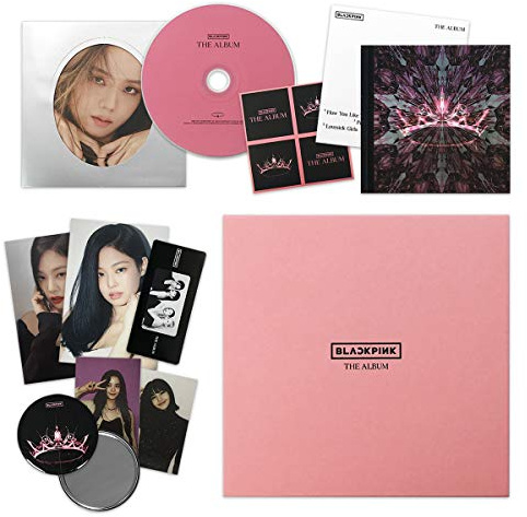 THE ALBUM [ VERSION #2 ] - BLACKPINK 1st Full Album CD + Photobook + PostCard Set + Credits Sheet + Lyrics Booklet + Photocards + Postcards + Sticker + FREE GIFT
