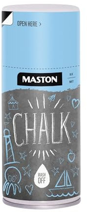 MASTON Chalk Paint - Matt - Blue - Spray Chalk - 150ml