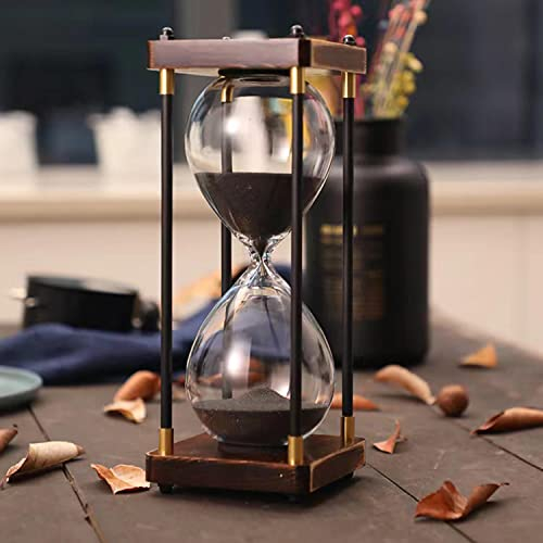 JINYISI Reloj de arena, temporizadores de arena, temporizador de reloj de arena, vidrio de hora, temporizador de arena de reloj de arena, reloj de arena de 60 minutos