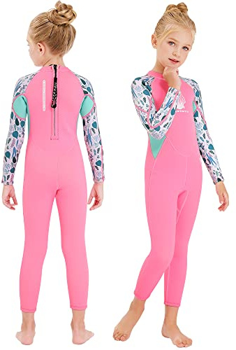 NATYFLY Muta Bambini 2.5mm Neoprene Termico Costume Da Bagno Ragazzi Ragazze Lungha/Manica Corta Muta Immersione Cerniera Posteriore Costumi Da Bagno
