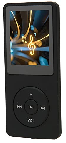 MP3 MP4 Player, Portable Music Player 8GB Memory, 1.8in Screen 64GB Expandable 30 Hours Playback Multi Function Lossless Sound Music Player for Sports (Black)