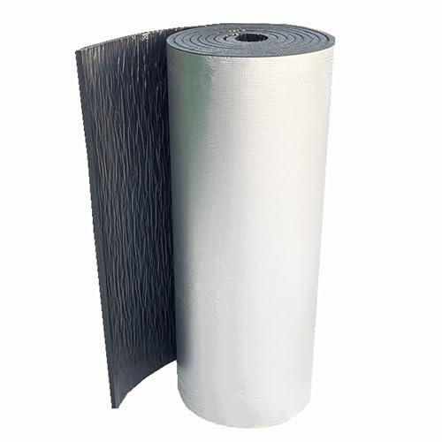 Placa Reflectante Trasera para Radiador, Ignífugo Aislante Termico Autoadhesivo para Paredes Interiores, Espesor de 5mm Núcleo de Espuma Aislamiento Térmico Reflexivo, para Suelo, Techo, Pared ( Size