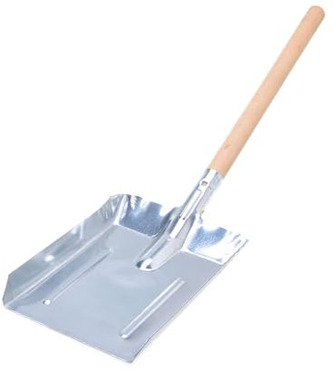 Paletta per carbone - pala in metallo - pala per cenere pala - pala a mano - pala per scivolo per carbone - paletta per camino e forno - pala della spazzatura e della cenere