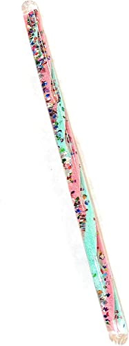 Star Magic Mesmerizing Spiral Glitter Wand - ONE Magic Wonder Wand Tube (Aqua/Pink, 11 Inch) for Kids