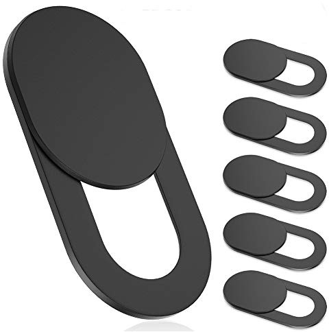 Webcam Cover Slide, [6 - Pack]Ultra-Thin Web Camera Cover for Laptops, PC,Computer and Apple Devices like MacBook,iMac, iPad and iPhone 6/7/8 Plus.0.022in Thick Web Blocker for Privacy and Security