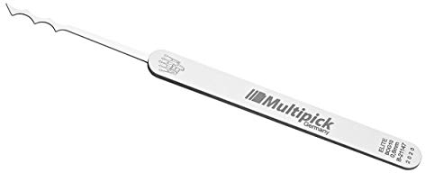 Multipick ELITE - Set di grimaldelli professionale per uso professionale e per servizi di chiavi e autorità pubbliche (BOG10) - 0,6 mm - Made in Germany