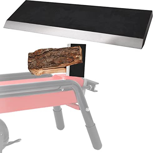 SIMOND STORE Manual Log Splitter Wedge Attachment - 16 Inch L X 6 Inch W X 1 Inch Thick - Heavy Duty Wood Splitter for Wood Stove - Fireplace - Fire Pit - Kindling Fire Starter Logs