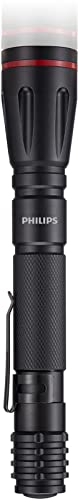Philips Lampe de poche SFL1001P/10 - Lampe de poche LED avec 2 piles AA (incluses) - 160 lumens - Noir