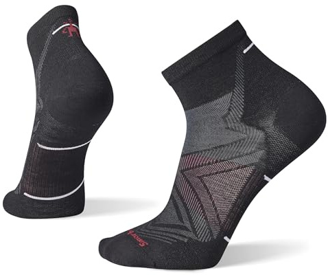 Smartwool Zero Cushion Laufsöckchen, Chaussettes de course Zero Cushion Mixte, Schwarz,