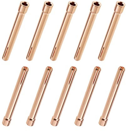 Lot de 10 pinces de serrage 10N24 3/32 2,4 mm pour chalumeaux de soudage TIG WP17 WP18 WP26