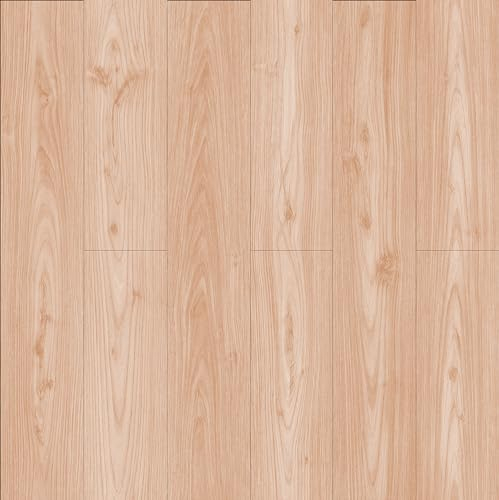 JOLIHOME Abziehen und Aufkleben Bodenfliese Holzmaserungs-Look Selbstklebend Vinyl Bodenbelag Verdickt Vinyl Fliese Kleben auf Küche Schlafzimmer Wohnzimmer Wasserdicht (Roter Ahorn, 12PCS 1,67Sq.M)