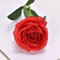 Bouquet di rose artificiali in seta finta per bouquet da sposa, feste, casa, giardino, artigianato, decorazione per matrimoni, fiori finti (rosso)