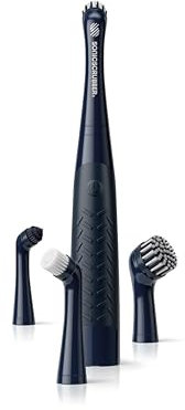NEW Rechargeable SonicScrubber - Rechargeable Electric Scrubbing Brush - Cordless Cleaning Tool - 3hr Battery - Homes, Kitchens, Bathrooms, Footwear & More - USB Charging Cable + 4 Brush Heads