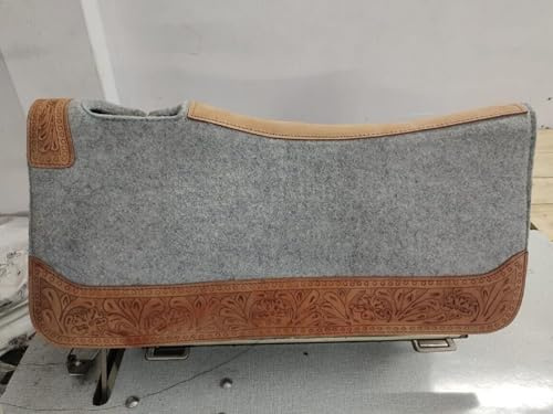 EQUIGEAR Western horse Felt Sottosella/sottosella sagomato in feltro di lana di alta qualità nelle misure 81,28 x 81,28 cm e 76,2 x 76,2 cm A20 (81,28 x 81,28 cm)