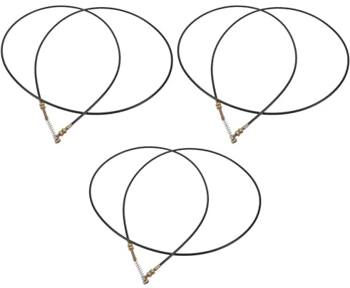 Mikikit Cavo del Cambio Bici Elettrica 25 M Vite per Triciclo e Scooter Set 3 Pezzi Cavo Cambio Alta/Bassa per Trasmissione Stabile e Assistenza in Salita