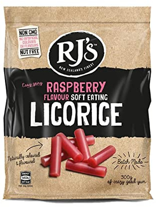 RJ's Soft Eating Raspberry Licorice, 300g