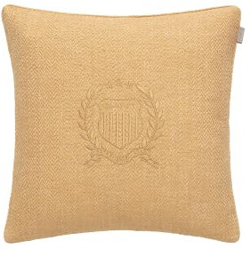GANT Gold Crest Kissenhülle Farbe Dark Almond Größe 50x50cm