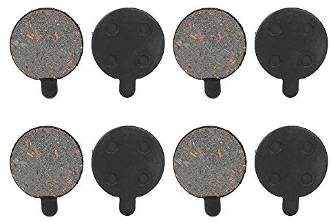 TeamSky Scooter-Bremsbeläge, Fahrrad-Bremsbeläge, Bremsscheibe, Elektroroller-Bremsbeläge, Halbmetall-Bremsbeläge für 10-Zoll-Elektroroller (4 Paar)