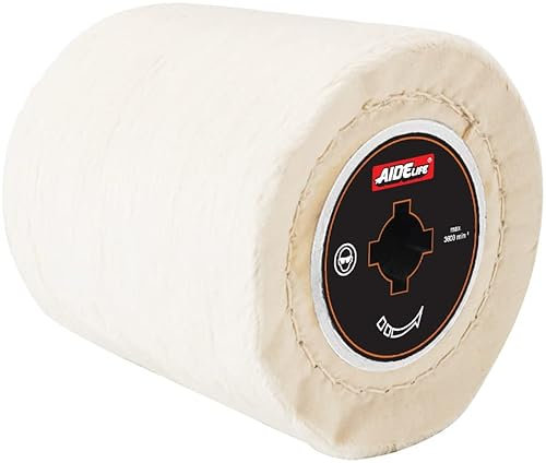 Aidelife Cepillo de fieltro para renovador, para mármol, lacado, metales sin pintar y madera lacada Ø120 x 100