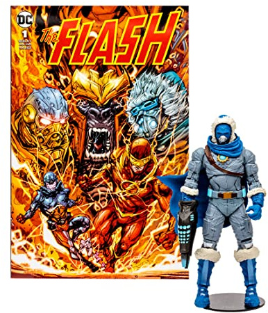 McFarlane Toys - Figura DC Direct 7IN con cómic - El Flash WV2 - Captain Cold
