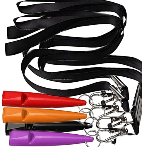 Toumett 4 Pcs Professional Dog Whistles,Dog Training Whistle High Pitch,Dog to Stop Barking Tool for Recall & Behavior,Works for All Breeds,with Lanyard Keychain,Loud & Far-Reaching for Bark Control