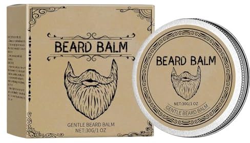 Mustache Balm,Strengthener Beard Care Balm Softener | Nourishing Hair Control Wax Moustache Care Supplies for Special Occasions Dating Daily Work Dad Grandpa Son Husband