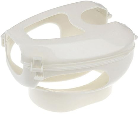 BESPORTBLE Supporto Resistente per Plastica Fisso Bianca e Piccioni in Superficie Liscia per Alimentazione e Somministrazione di Medicine negli Uccelli Domestici
