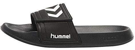hummel Unisex-Erwachsene Larsen Slipper Dusch-& Badeschuhe, Schwarz (Black), 42 EU