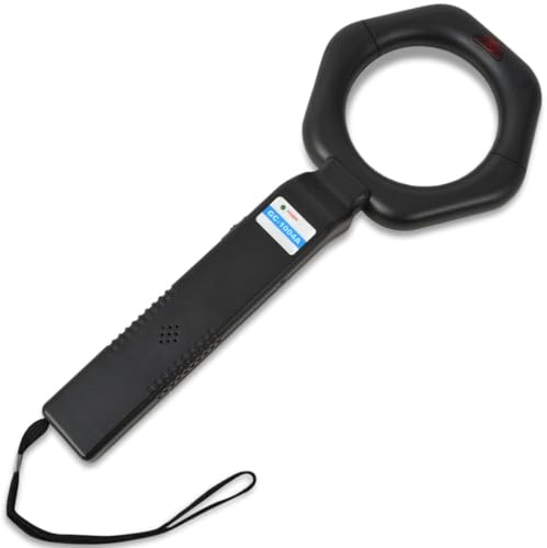 vidaXL Hand-Metalldetektor Metallsuchgerät Scanner Sicherheit Kontrolle Schwarz
