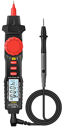 Fasizi A3004 Tipo de bolígrafo digital Multímetro Probador de rango automático 4000 cuentas Sin contacto Resistencia de voltaje CA/CC Herramienta de prueba de continuidad de diodo de capacitancia