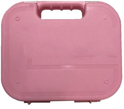 Casseforti Scatola di Sicurezza Custodia per Pistola Glock Kublai Pistola Box Valigia Tattica per Pistola Cannocchiali per Fucile Ottica da Caccia Accessori(Pink ABS Box)