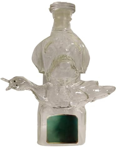 Generisch Garrafa de whisky - Hound Glass Decantador Figurine | Dog Statue Alcohol Holder | Elegante brandy, Wine, Bourbon Bottle for Men, Fathers, Collectors | Table Decoration Gift for Whiskeey