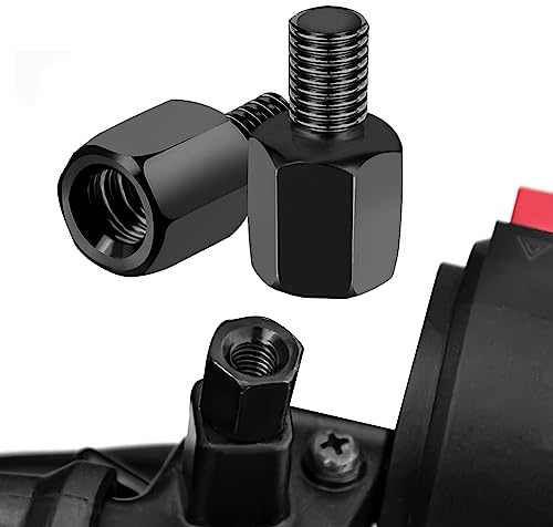 M8 Filetage à Droite vers M10 Filetage à Droite Adaptateur de Miroir de Moto Scooter (2 pièces)