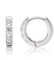 Limerencia G23 reines Titanhypoallergen Huggie Hoop Ohrringe für Frauen Mädchen sensible Ohren (8mm)