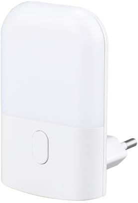 GRIFEMA GD101-1 Luz Nocturna Infantil 3 Niveles de Brillo Ajustables, Luz Nocturna con Sensor de Luz para Habitación de Niños, Baño, Pasillo, Cocina, Escaleras, 2700K Blanco Cálido