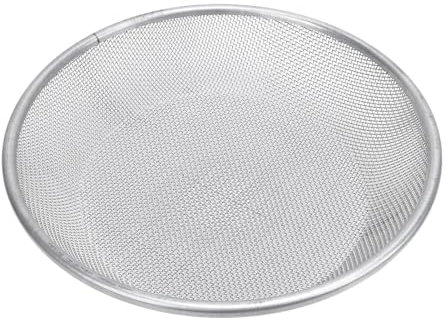 Tamiz de Abono para Tierra y para Jardinería, Tamiz de Tierra de Acero Inoxidable, Capacidad de Carga de 50 Kg, Colador de Tierra para Abono con (Agujero de 6 mm/0,24 Pulgadas.)