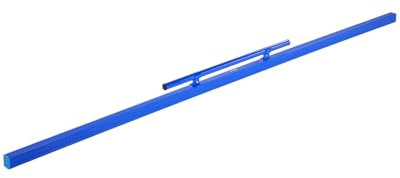 VEVOR Chape de Béton 2445 mm Outil de Nivellement de Ciment Aluminium avec Niveau à Bulle, Poignée Amovible, Nettoyage Facile, pour Niveler Sols, Construction Rénovation Domiciliaire à Petite Échelle