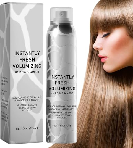 Champú Seco Para Mujer, 150 Ml, Tamaño De Viaje, Champú Seco Voluminizador, C-hampú S-eco Para Cabello Fresco Y Voluminizador Instantáneo, Spray V-oluminizador Sin Enjuague, Natural Para Hidratar