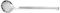 HENDI Schaumlöffel, Stück gemäß den HACCP, Dicke 2,7mm, Schöpflöffel, Suppenschöpfer, ø80x390mm, Edelstahl