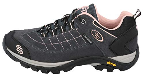 Brütting Mount Crillon Low Damen Outdoor- & Trekkingschuh, Grau/ Rosa, 42 EU