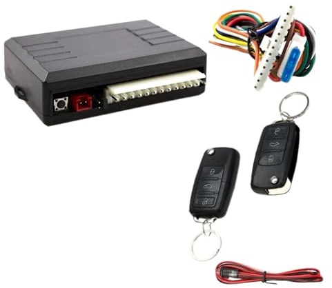 Universal billarmsystem Autodörr Fjärrkontroll Centrallås Låsning Nyckelfri LED-nyckelring Centralsats Dörrlås Enkel installation och bred kompatibilitet