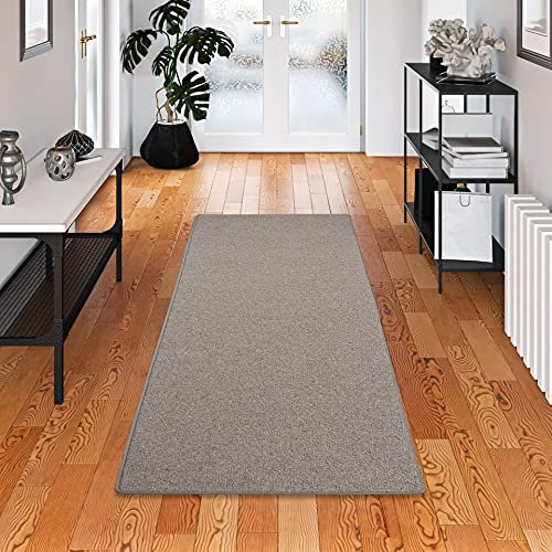 Snapstyle Natur Teppich Läufer Wolle Berber Anthrazit in 9 Größen