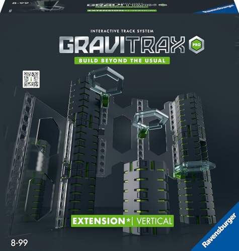 Ravensburger GraviTrax PRO: Vertical Expansion Set - Advanced Marble Run STEM Toy | EncourAgess Experimentation and Creativity | Compatible with All GraviTrax Systems | Gift for Kids Ages 8+