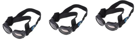 Sosoport 3 Stücke Hund Haustier Brille Mit Riemen Einstellbare Haustier Für Hunde